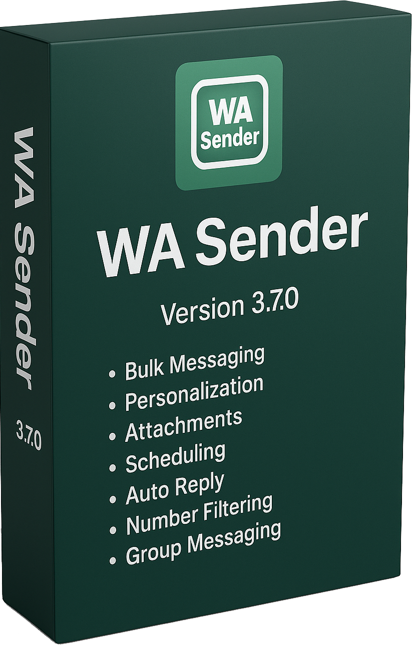 WA Sender 5.0.4 (Bulk WhatsApp)